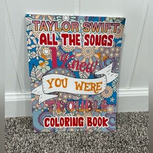 Colorful Taylor Swift Coloring Book